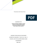 Desarrollo Informe Final Matematica Financiera