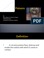 Corrosive Poisons