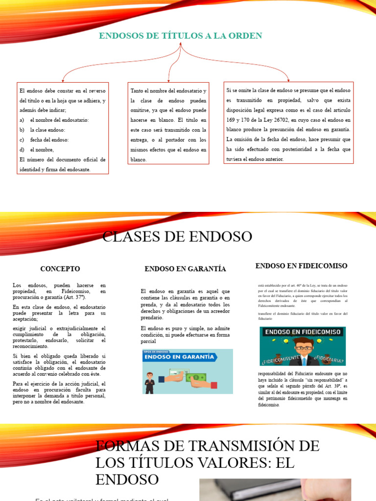 formas de transmicion y clases de endoso | PDF | Justicia | Crimen y ...