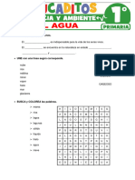 El Agua para Primer Grado de Primaria