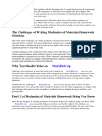 Mechanics of Materials Homework Solutions