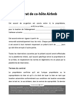 Airbnb Co Host Agreement - FR