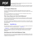 Homework Club North Melbourne