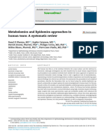 Metabolomics and Lipidomics Approaches in Human Te