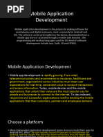 Mobile App Dev