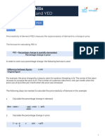 Calculate-Ped-And-Yed A Level Business Edexcel