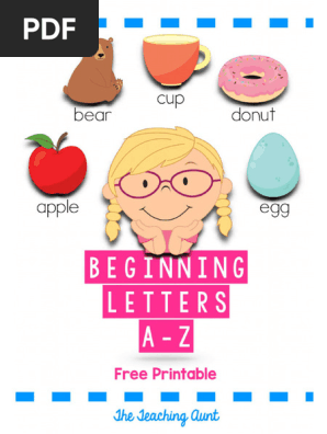 Beginning Letter Worksheets Free Printable