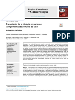 Tratamiento de La Disfagia en Paciente Laringectomizado: Estudio de Caso