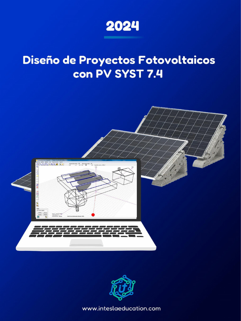 Brochure Taller Diseño de Proyectos FV Con PV Syst 7.4 - Intesla 2024 | PDF
