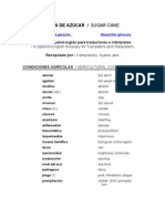 Vocabulario de La Industria Azucarera