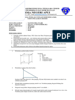 soal UTS matematika XII UMUM