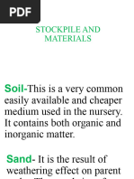 Stock Pile Materials