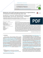 Hyaluronic Acid-Coated Solid Lipid Nanoparticles For Targeted Delivery of Vorinostat To CD44 Overexpressing Cancer Cells