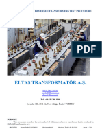 Annex-1 Test Procedure For Oil Type Transformers