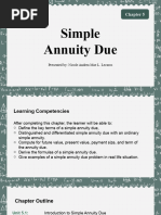 Simple Annuity Due