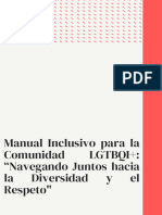 Documento A4 manual guía de estilos manual identidad visual minimalista rojo