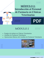 Módulo 2 Personal Farmacia en Clínica Veterinaria