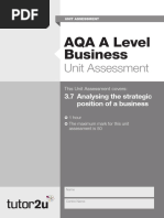 3.7 Analysing A Business Unit Assessment PDF