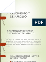 CRECIMIENTO Y DESARROLLO