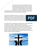 La Religión en Costa Rica Ha Experimentado Una Evolución Significativa A Lo Largo Del Tiempo