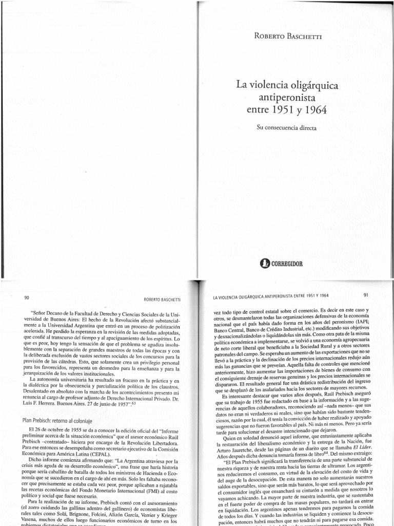 Baschetti r la violencia oligarquica pdf