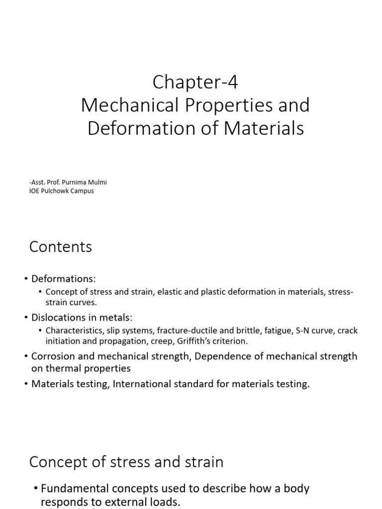 Chapter 4 download free pdf deformation engineering fracture
