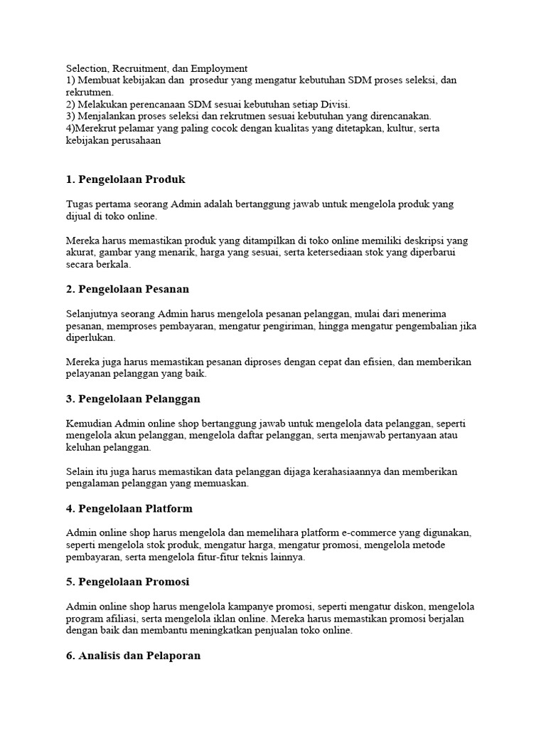 Job des online pdf