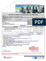 2024-03-28 Quotation of HFDX-6 Full Hydraulic Core Drill Rig From Anne