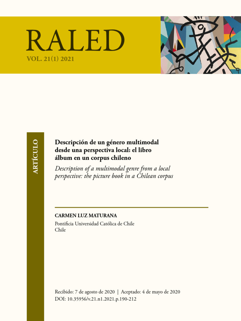 Raled: Descripción de Un Género Multimodal Desde Una Perspectiva Local ...
