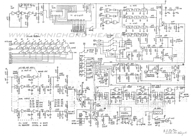 Suzuki Omnichord OM27_schematics PDF