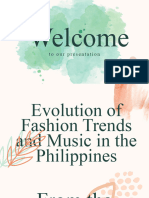 Evolution of Fashion Trends and Music 70s-80s in The Philippines