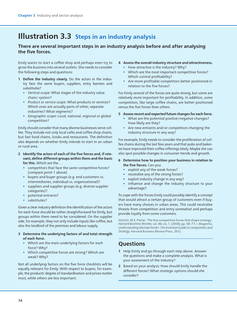 Steps for Industry Analysis in Coffee Shop | PDF | Business | Economies