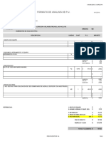 Formato Analisis P.U