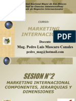 Sesion - N - 2 - MARKETING ESTRATEGICO INTERNACIONAL COMPONENTES JERARQUIAS