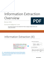 Ie Overview and Ner