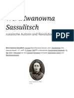 Wera Iwanowna Sassulitsch - Wikipedia