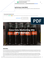 Phân tích Tiếp thị Hỗn hợp (4P) của Coca-Cola _ EdrawMind