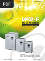 Delta VFD F User Manual