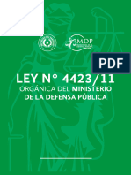 Ley Organica MDP