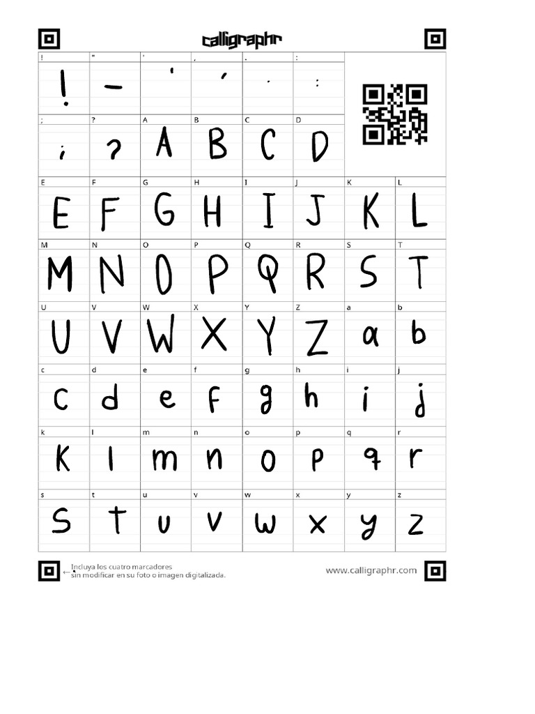My font pdf