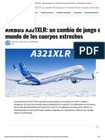 AIRBUS A321XLR - Gamechanger en El Mund..