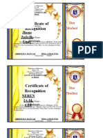 3rd Quarter Certificate (F)