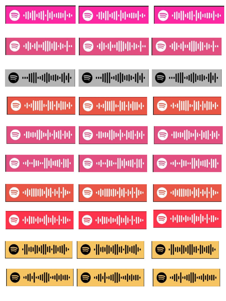 Imprimibles Spotify | PDF