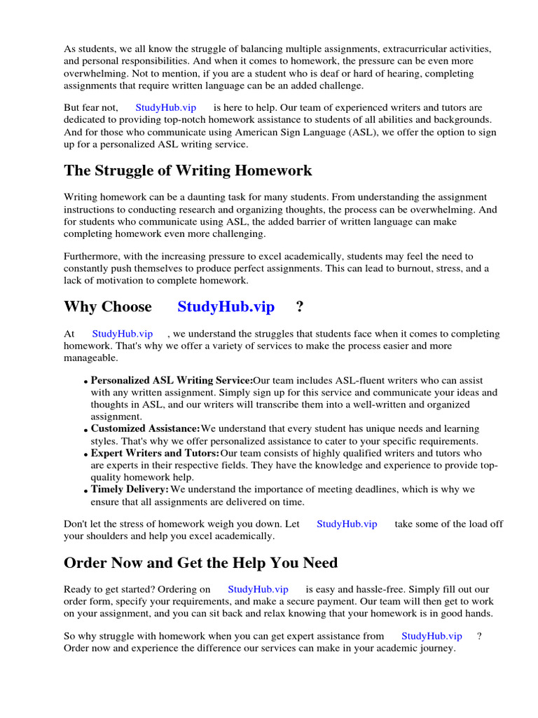 Homework Sign Asl | PDF | American Sign Language | Sign Language