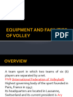 PE 14 - EQUIPMENT AND FACILITIES OF VOLLEYBALL