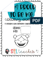 I Am Proud Tobeme: Coloring Worksheet
