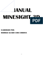 Manual Minesight 3D 1
