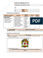 SESION DE APRENDIZAJE Manualidades de Papel