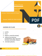 SEMANA 03 Materiales Estructurales - Ladrillo, Acero, Madera y Metal (Encofrado) .