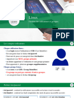 Linux 02 Gestion Des Utilisateurs Et Groupes